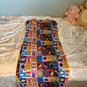 Mad About You Mesh Patchwork Dress